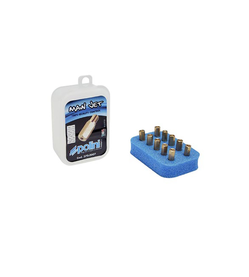 GICLEUR POLINI PWK 180  A  198  (COFFRET DE 10)  POUR CARBU KEIHIN/POLINI/OKO