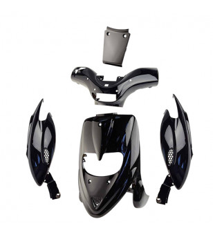 CARROSSERIE SCOOTER TUN'R KIT ADAPT. GILERA STALKER NOIR (5 PIECES)
