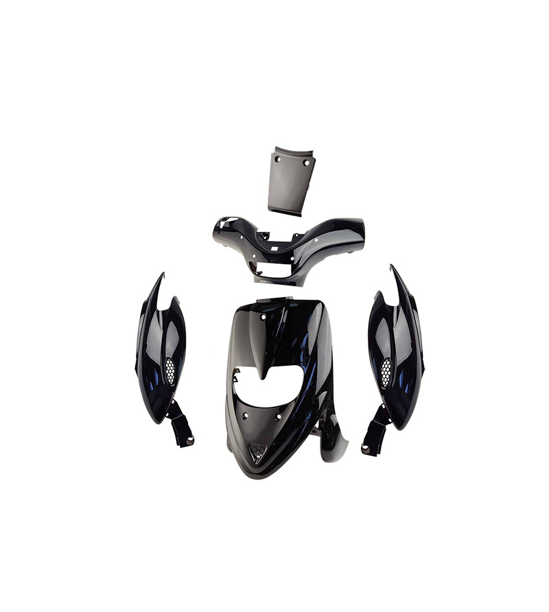 CARROSSERIE SCOOTER TUN'R KIT ADAPT. GILERA STALKER NOIR (5 PIECES)