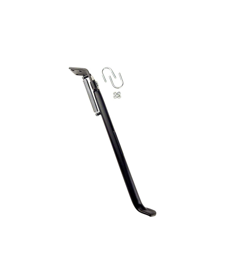 BEQUILLE MECABOITE LATERALE ADAPT. DERBI SENDA R 2000- LONGUEUR 350MM (AXE/EXTREMITE)
