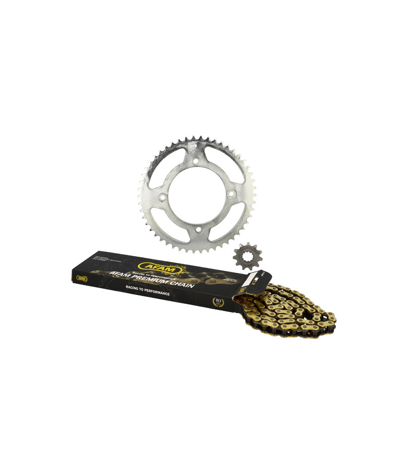 KIT CHAINE AFAM ADAPT. BETA 50 RR SM  05-  420  11X50 (DEMULT. ORIGINE) D100/ FIX 4