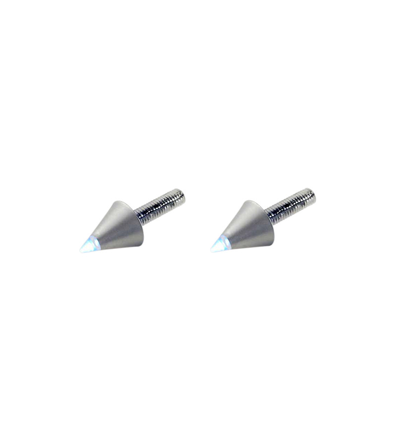 ECLAIRAGE DE PLAQUE TUN'R* CONIQUE BLANC/ALU A LEDS (PR)
