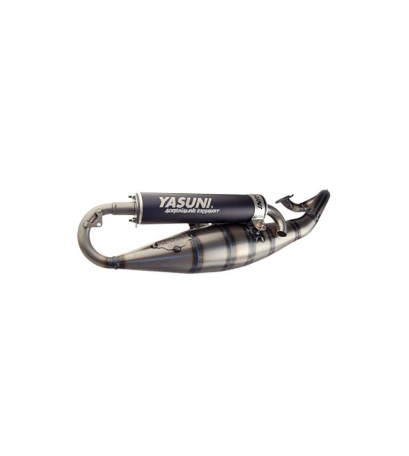 POT SCOOTER DE YASUNI R ADAPT. NITRO/AEROX/OVETTO/NEOS/MACH G/JOG R SILENCIEUX  NOIR