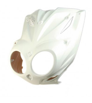 TABLIER AV/FACE AV SCOOTER TUN'R ADAPT. STUNT/SLIDER NAKED 2005- BLANC (PEINT)