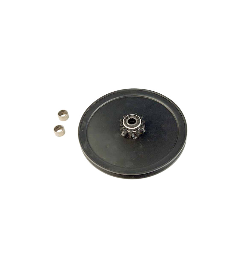 POULIE CYCLO ADAPT. MBK 51  TOLE RENFORCEE  11 DTS -PIGNON SOUDE- (DOUILLE INA)
