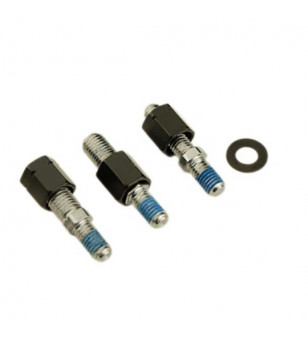 KIT ADAPTATEUR RETRO BCD 3 PIECES (M8 GAUCHE/M10 DROIT/M10 GAUCHE) SCOOTER sur le site du spécialiste des deux roues O-TAKET.COM