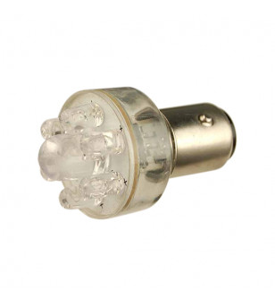 LAMPE/AMPOULE 12V 21/5W (BAY15D) TUN'R* FEU AR 7 LEDS TOURNANTES MULTICOLOR (X1)