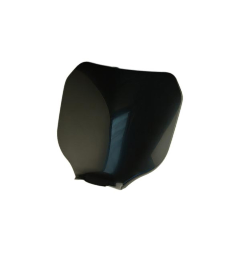 TETE DE FOURCHE MECABOITE/MOTO/CYCLO TUN'R* PLAQUE NUMERO CROSS NOIR AVEC FIXATION