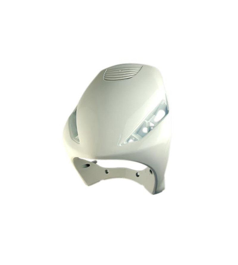 TABLIER AV/FACE AV SCOOTER TUN'R ADAPT. ZIP BLANC (PEINT)