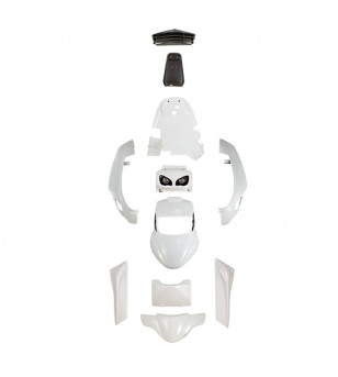 CARROSSERIE SCOOTER BCD KIT (PACK V3) ADAPT. BOOSTER/BW'S 2004- BLANC (9 PIECES) HOMOLO SCOOTER sur le site du spécialiste de...