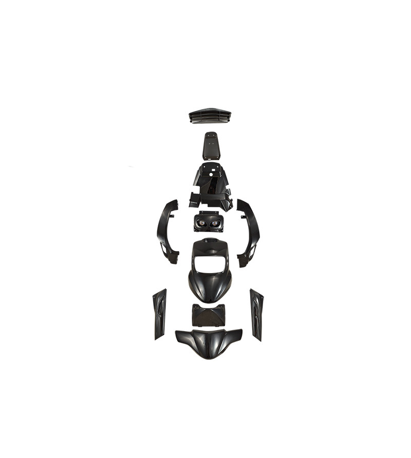 CARROSSERIE SCOOTER BCD KIT (PACK V3) ADAPT. BOOSTER/BW'S 2004- NOIR (9 PIECES) HOMOLOG SCOOTER sur le site du spécialiste de...