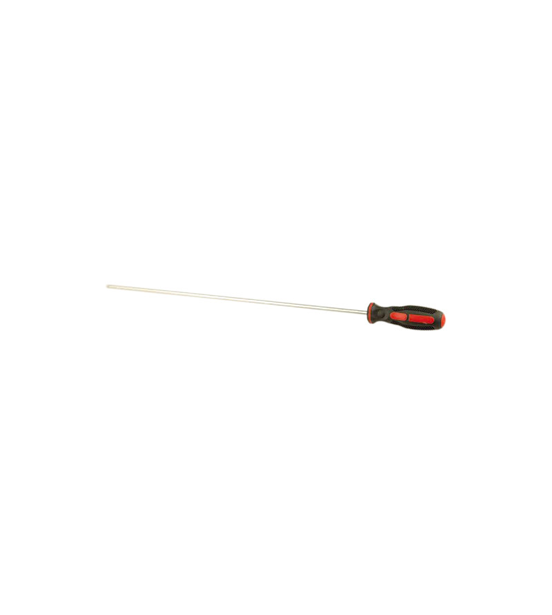 TOURNEVIS EXTRA LONG BUZZETTI TETE PLATE  (SPECIAL CARBU:ACCES DIFFICILE) L 30 CM