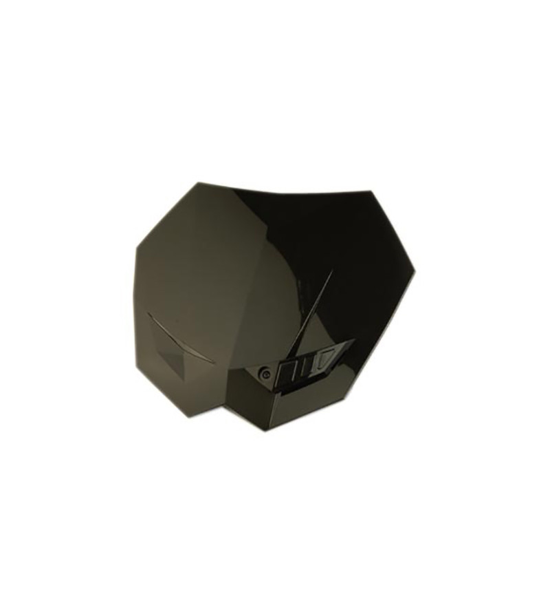 TETE DE FOURCHE MECABOITE/MOTO/CYCLO TUN'R* PLAQUE NUMERO CROSS TYPE KTM NOIR AVEC FIXATIO
