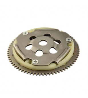 COURONNE DEMARREUR CPTE SCOOTER TEKNIX + ROUE LIBRE + CAGE AIGUILLE ADAPT. BOOSTER/NITRO