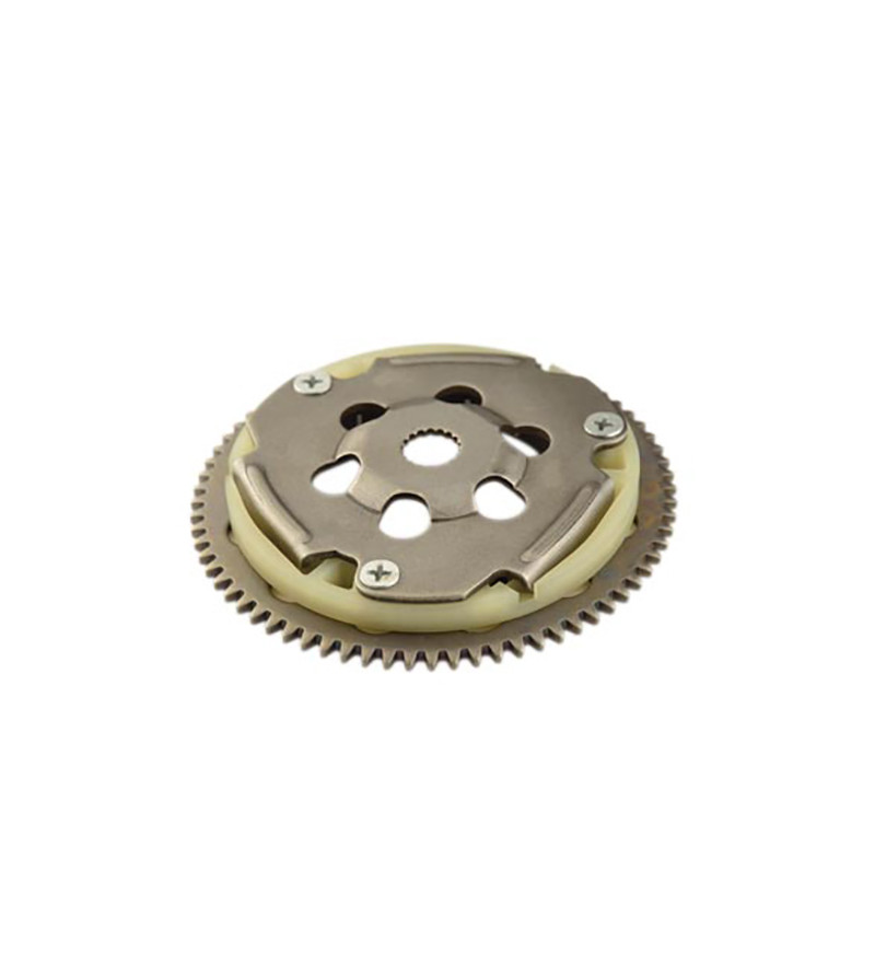 COURONNE DEMARREUR CPTE SCOOTER TEKNIX + ROUE LIBRE + CAGE AIGUILLE ADAPT. BOOSTER/NITRO