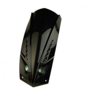 TABLIER AV/FACE AV SCOOTER TUN'R* ADAPT. LUDIX DOUBLE OPTIQUE NOIR (2X20W + LED)