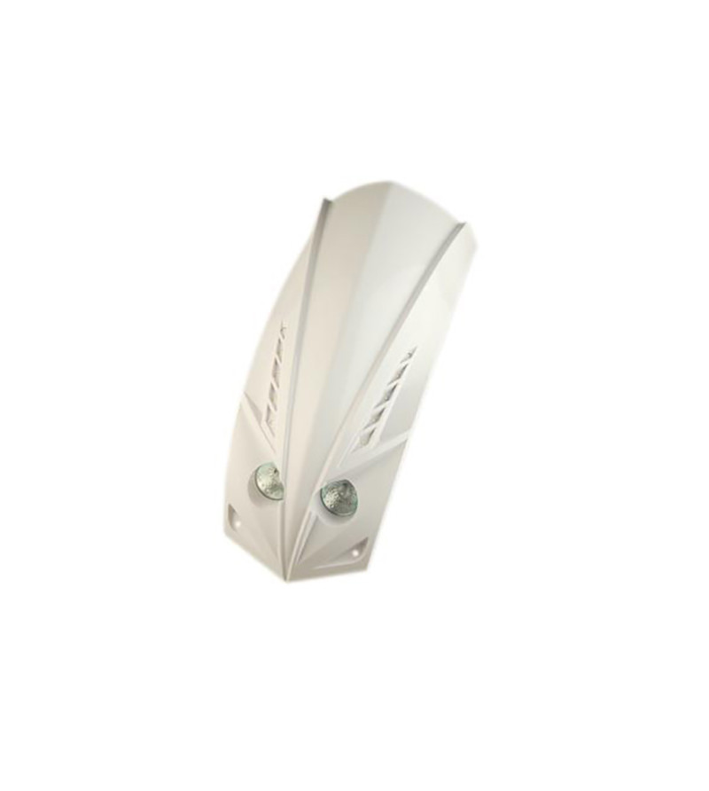 TABLIER AV/FACE AV SCOOTER TUN'R* ADAPT. LUDIX DOUBLE OPTIQUE BLANC (2X20W + LED)