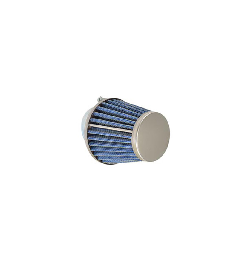 FILTRE A AIR TUN'R D28-35 CONIQUE KN GM DROIT CHROME