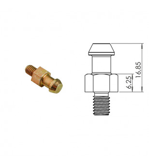 PION METAL POMPE A EAU SCOOTER TOP PERF. TYPE ORIGINE ADAPT. NITRO/AEROX/MACH G/SR50 COURT