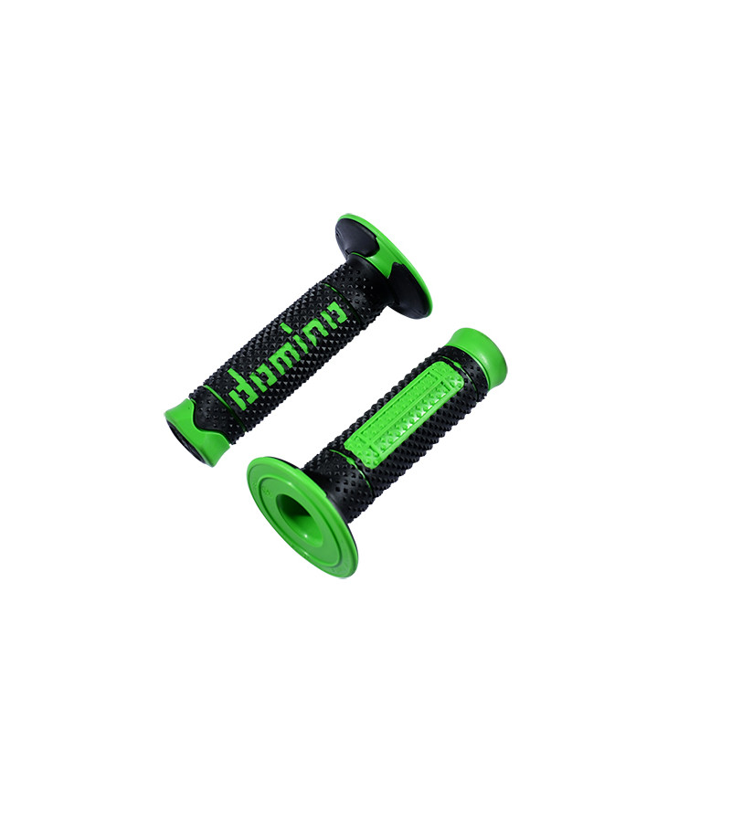 REVETEMENT/POIGNEE DOMINO A260 CROSS/ENDURO NOIR/VERT (PR) 120MM