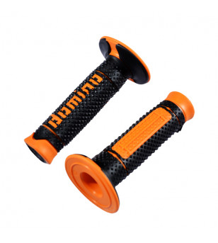 REVETEMENT/POIGNEE DOMINO A260 CROSS/ENDURO NOIR/ORANGE (PR) 120MM