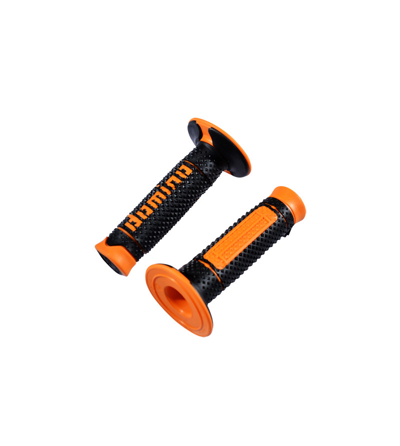 REVETEMENT/POIGNEE DOMINO A260 CROSS/ENDURO NOIR/ORANGE (PR) 120MM