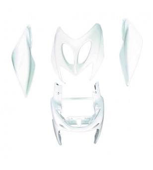 CARROSSERIE SCOOTER TUN'R KIT ADAPT. NITRO/AEROX -2013 BLANC PEINT (4 PIECES)TYPE ORIGINE