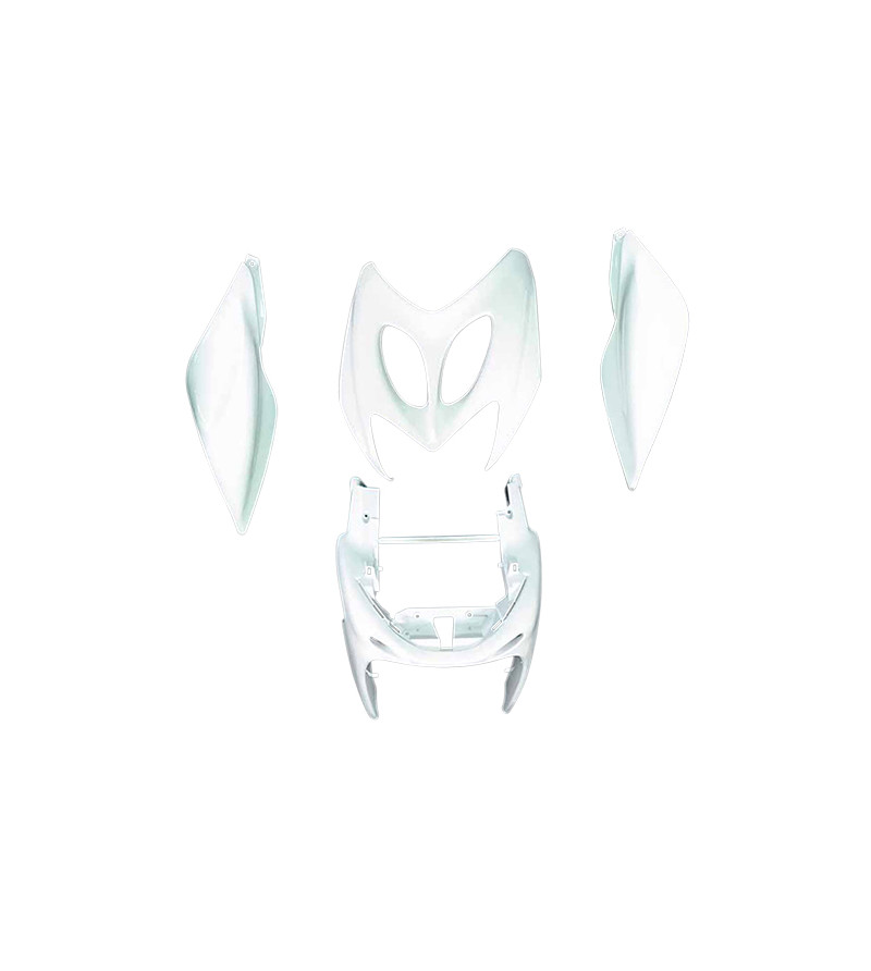 CARROSSERIE SCOOTER TUN'R KIT ADAPT. NITRO/AEROX -2013 BLANC PEINT (4 PIECES)TYPE ORIGINE