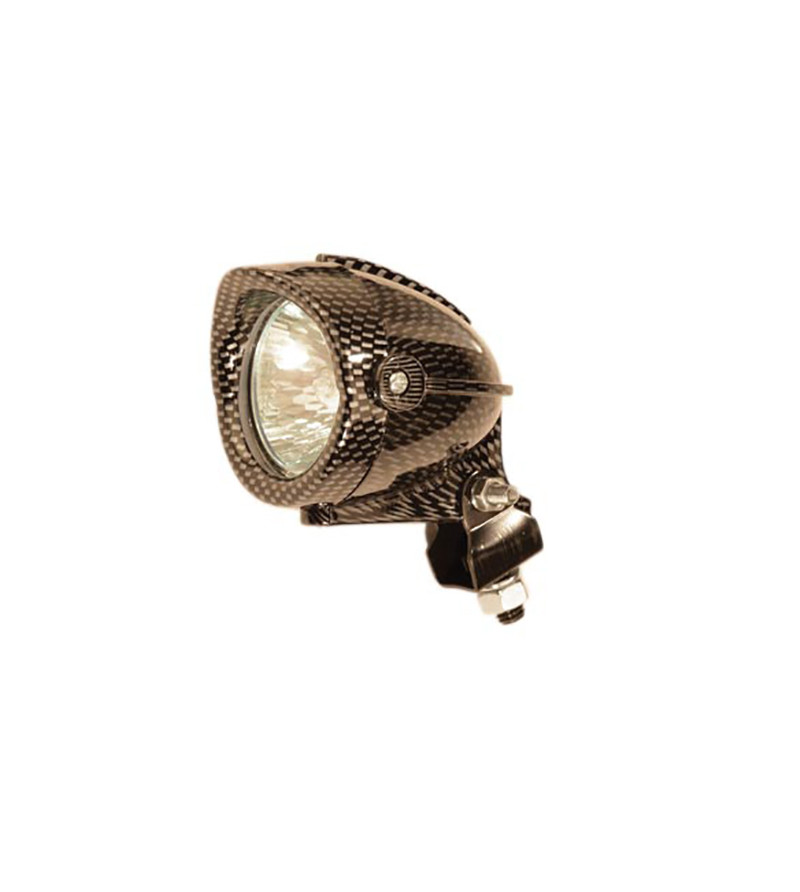 OPTIQUE/PROJECTEUR/ECLAIRAGE ADDITIONNEL TUN'R* HALOGENE CARBONE D50 ORIENTABLE X1 12V 20W
