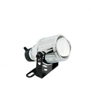 OPTIQUE/PROJECTEUR LENTILLE TUN'R* CHROME 12V 55W  ORIENTABLE D55  LOUPE