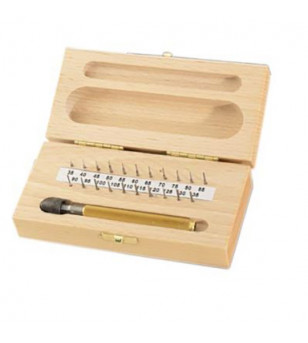 ALESOIR GICLEUR 0.35 A 1.35 PAR 5/100EME (COFFRET DE 21 ALESOIRS)