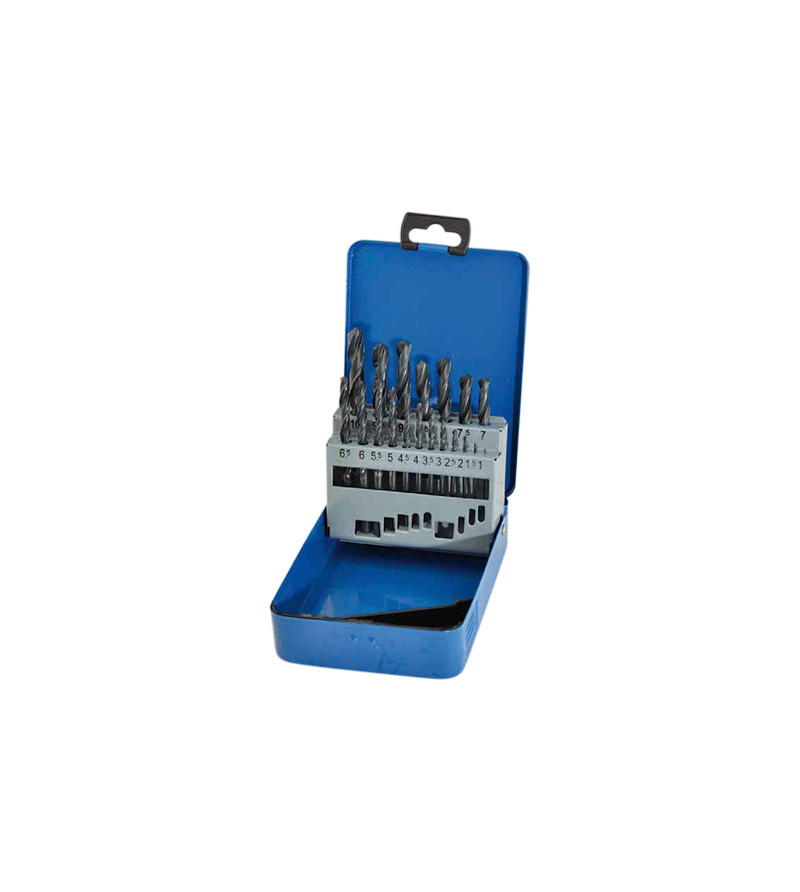 OUTIL COFFRET DE FORETS HSS LAMINES DIAMETRE 1 A 10 mm 1/2 mm