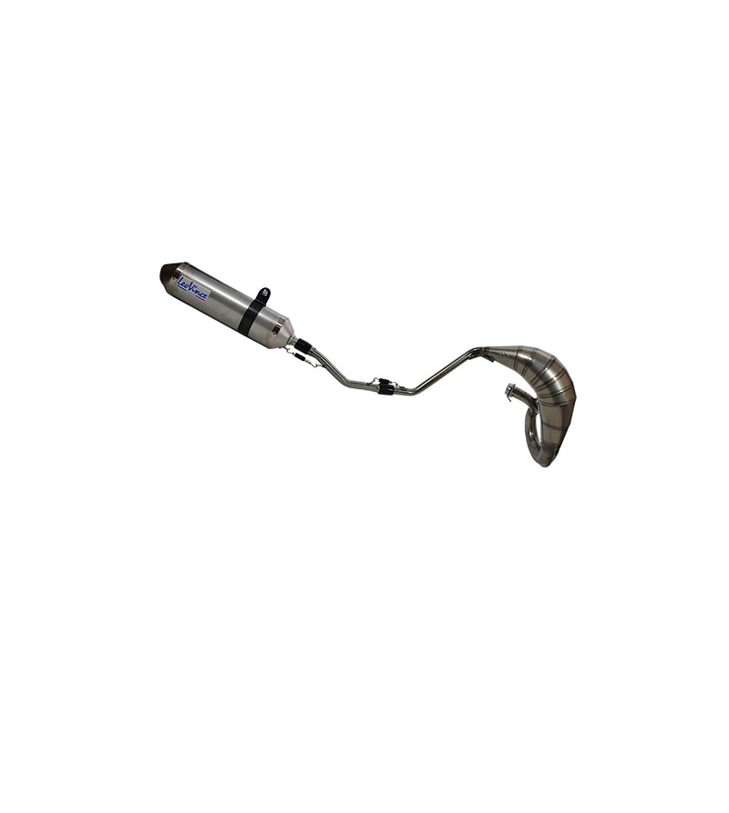 POT MECABOITE LEOVINCE X-FIGHT ADAPT. DERBI SENDA DRD PRO SILENCIEUX ALU - HAUT DROIT