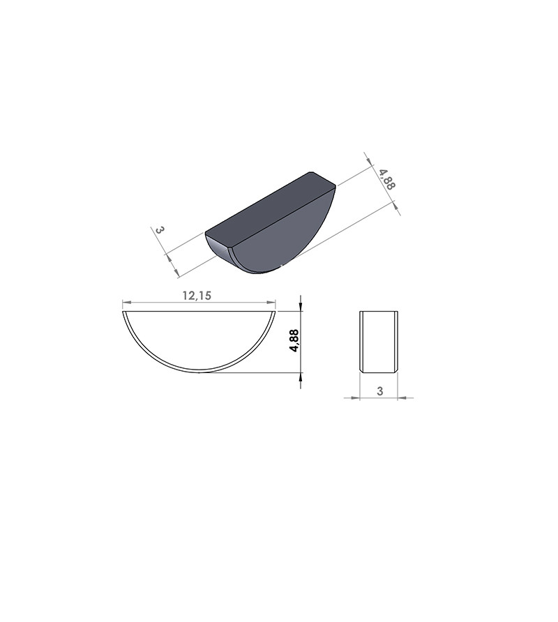 CLAVETTE ALLUMAGE SCOOTER ADAPT. BOOSTER/STUNT/NITRO/TYPHOON/ZIP/STALKER/MBK 51 3MMX5MM