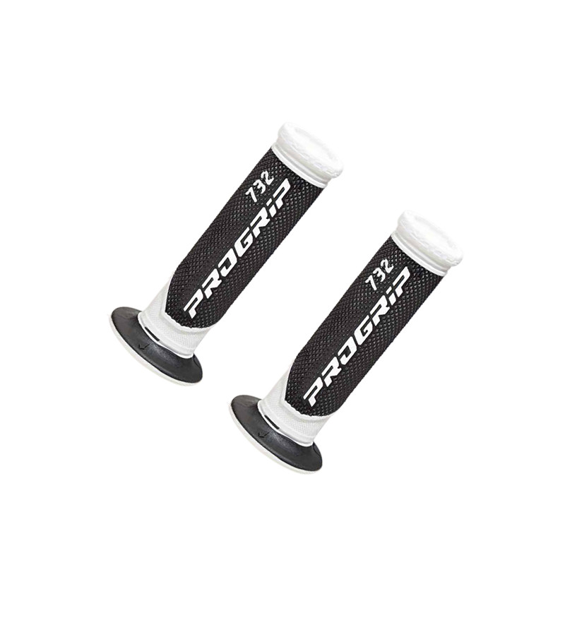 REVETEMENT/POIGNEE PROGRIP 732 BLANC/NOIR (PR) DOUBLE DENSITE 122MM