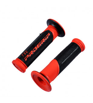 REVETEMENT/POIGNEE PROGRIP 732 ROUGE/NOIR (PR) DOUBLE DENSITE 122MM