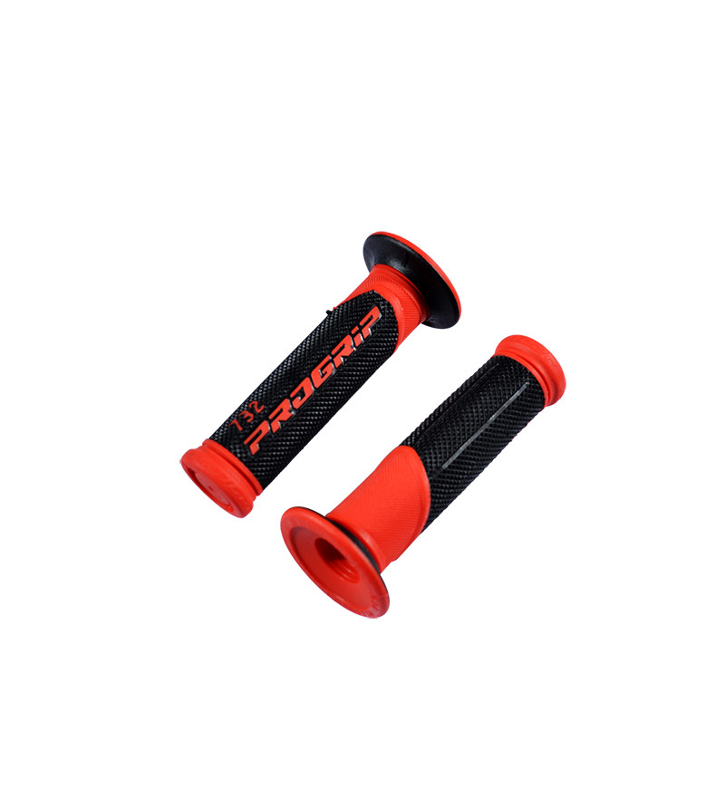 REVETEMENT/POIGNEE PROGRIP 732 ROUGE/NOIR (PR) DOUBLE DENSITE 122MM