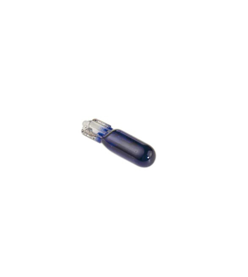 LAMPE/AMPOULE 12V  1.2W (W1.2W) WEDGE IMPORT TEMOIN T5 (W2X4.6D) ECLAIRAGE COMPTEUR BLEU