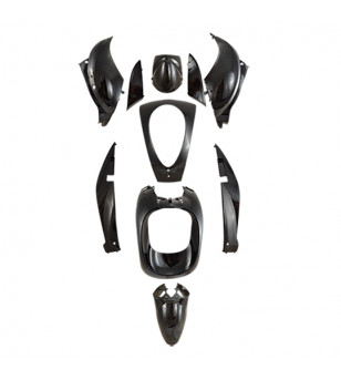 CARROSSERIE SCOOTER TUN'R KIT ADAPT. SYM MIO NOIR (10 PIECES)