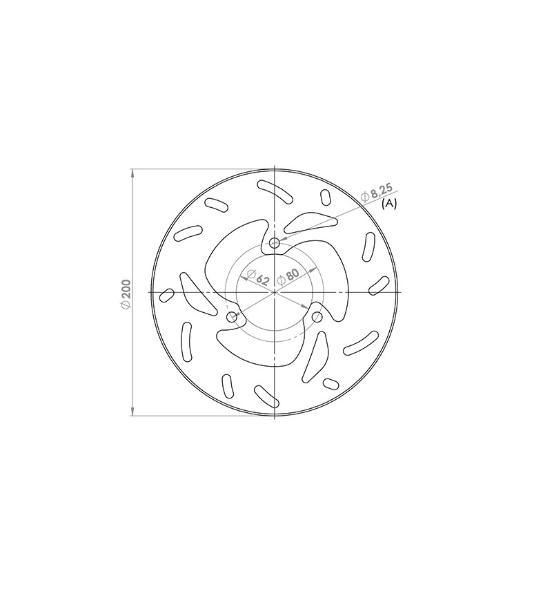 DISQUE FREIN MECABOITE AR NG ADAPT. SHERCO 02-06/ RIEJU RS3 (D.220)