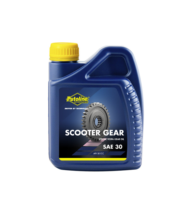 HUILE BOITE/TRANSMISSION PUTOLINE SCOOTER GEAR SAE 30 (500ML)