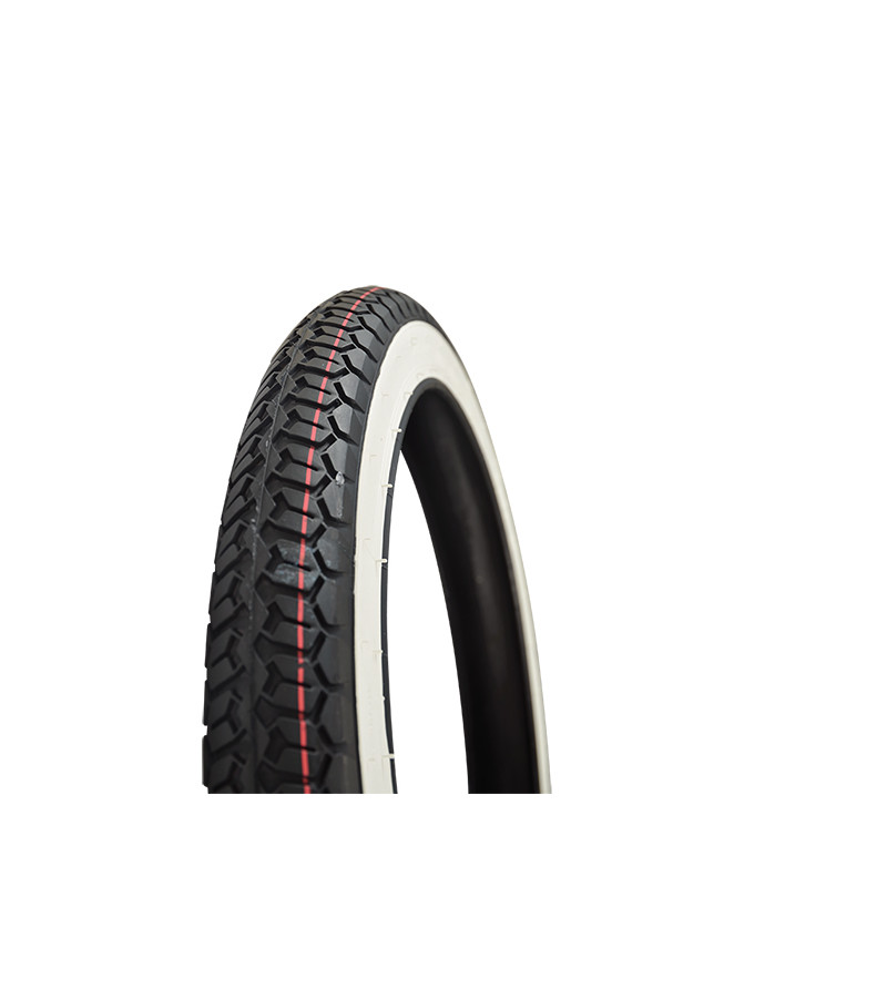 PNEU CYCLO 16"  2 1/4 X 16 MITAS B8 TT 38J - FLANC BLANC