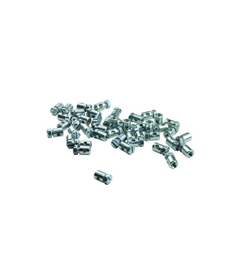 SERRE CABLE GAZ ADAPT. PEUGEOT DIAM. 6 MM LONG.7  PERCAGE 2.5MM ( BOITE DE 25)
