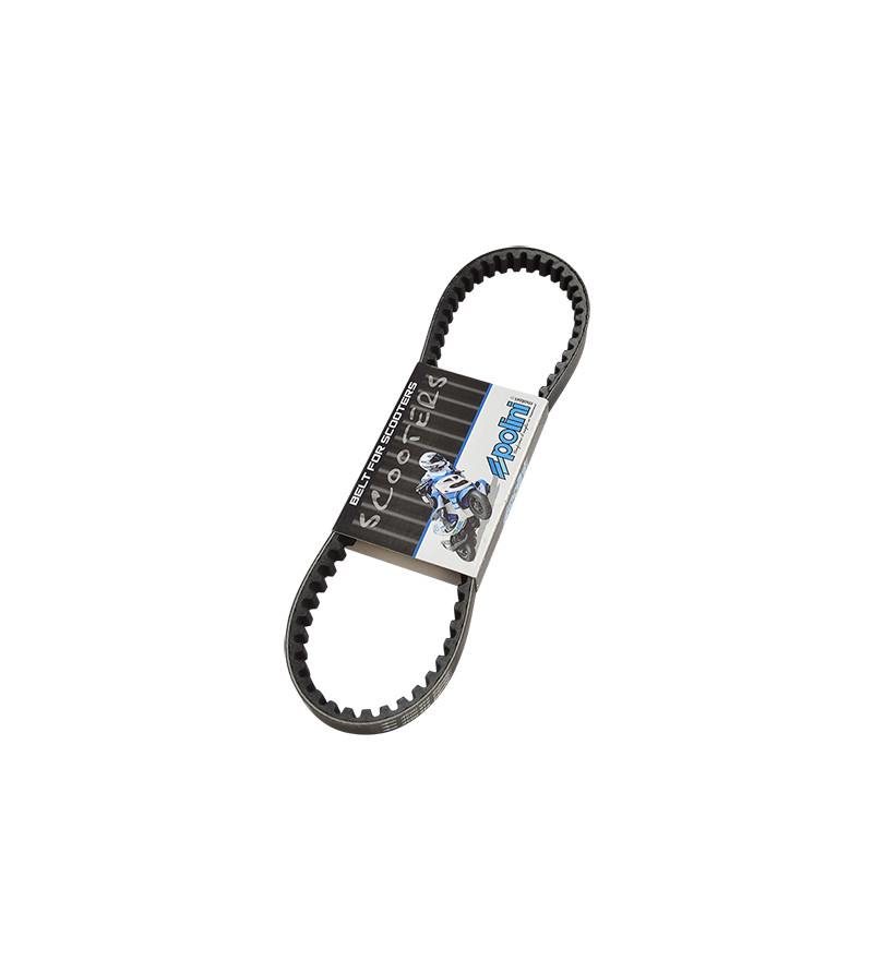 COURROIE SCOOTER POLINI ADAPT. BOOSTER/STUNT/NITRO/OVETTO/SR50 TYPE ORIGINE 747X16.5X9-30°