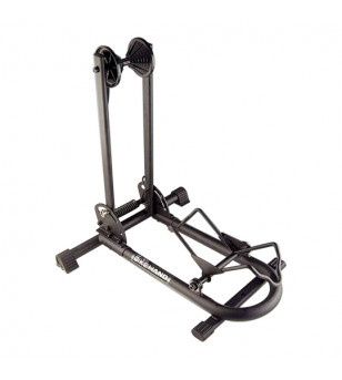 PRESENTOIR 1 VELO ROUE AV OU AR UNIVERSEL 26"/700 NOIR PLIABLE AUTOMATIQUE A RESSORT