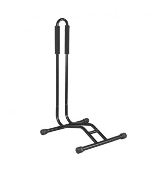PRESENTOIR 1 VELO ROUE AV OU AR UNIVERSEL 12-29'' NOIR (AVEC SUPPORT ROUE ROUTE)