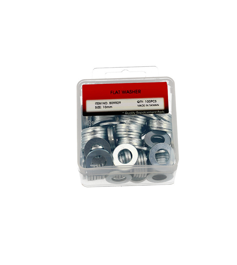 RONDELLE PLATE ACIER DIAMETRE 10 (BOITE DE 100PCS)