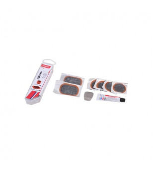 NECESSAIRE REP/RUSTINE ZEFAL VTT 6 RUSTINES 15MM/1 TUBE DISSOLUTION/1 RAPE (KIT)