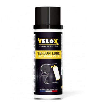 HUILE/LUBRIFIANT CHAINE VELOX TEFLON/TPFE LUBE TOUTE CONDITION  (AEROSOL 200 ML)