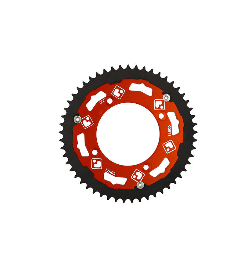 COURONNE MECABOITE 09 CONTI ADAPT. BETA 50 RR FACTORY 428 53DTS D100 4 FIX -ROUGE 50 À BOITE sur le site du spécialiste des d...